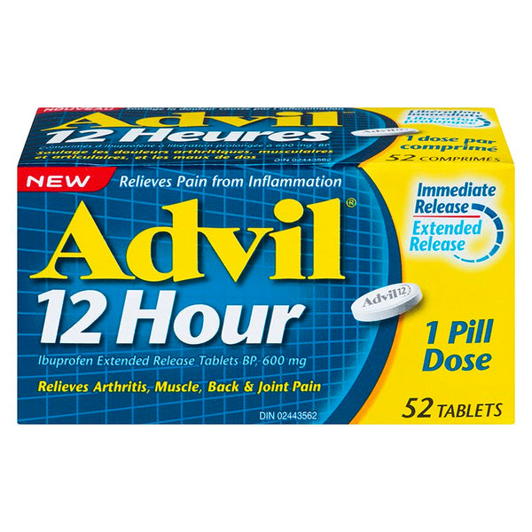 Advil 12 Hour 600mg Extended Release Tablets