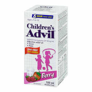 Children's Advil Dye Free Berry Flavour 100mL