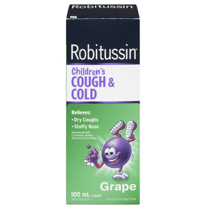 Robitussin Children's Cough & Cold Grape Flavour 100mL
