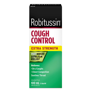 Robitussin Cough Control Plus Mucus & Phlegm Relief Extra Strength