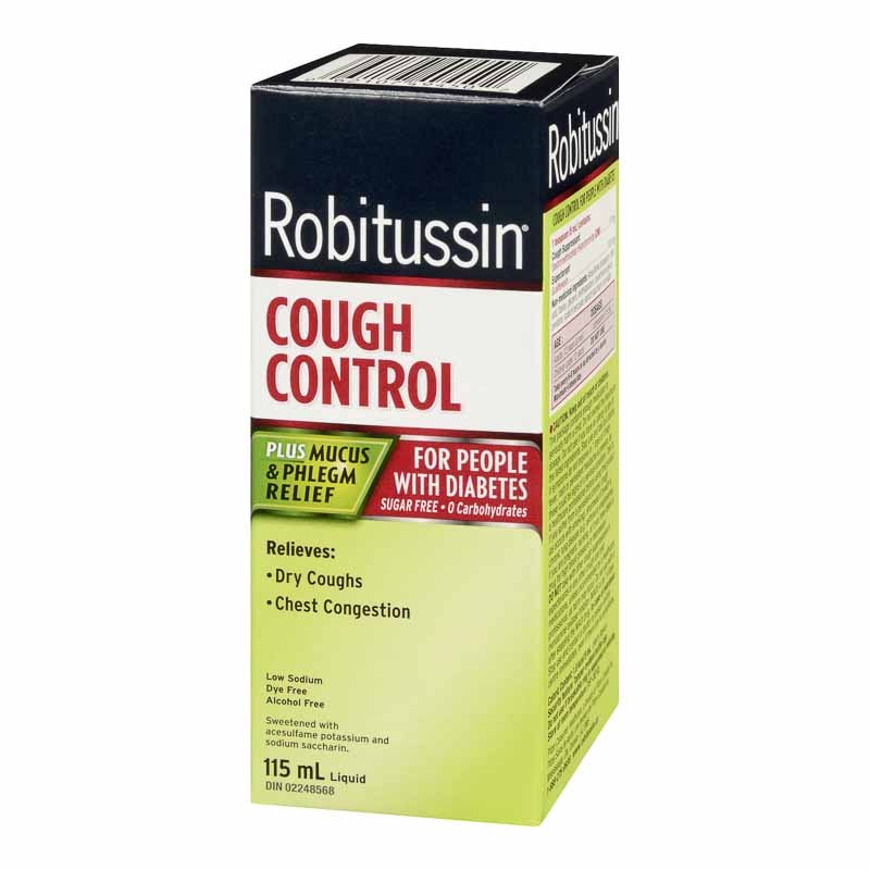 Robitussin Cough Control Plus Mucus & Phlegm Relief For People with Di ...