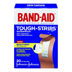 Band-Aid Tough Strips Waterproof 20