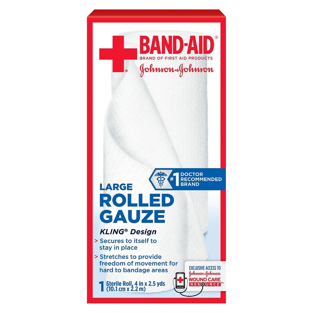 Band-Aid Large Rolled Gauze