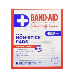 Band-Aid Non-Stick Pads 10