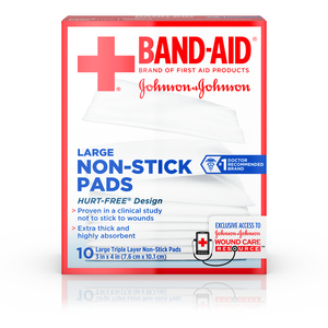 Band-Aid Large Non-Stick Pads 10