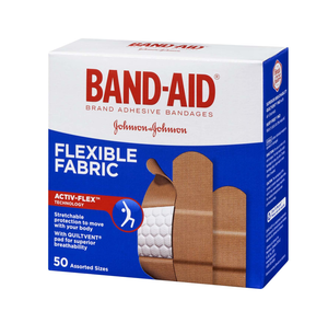Band-Aid Flexible Fabric Assorted Sizes 50