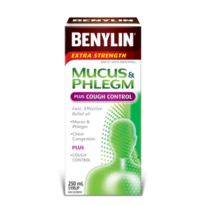 Benylin Mucus & Phlegm Extra Strength Plus Cough Control 250mL