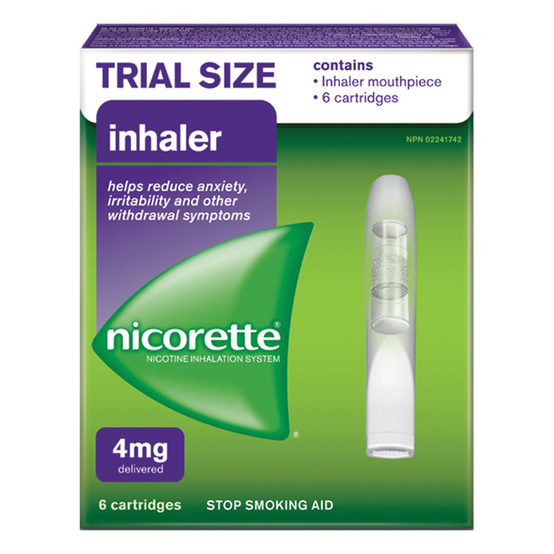 tobacco inhaler Nicorette Inhaler 4mg – Pharmacy For Life