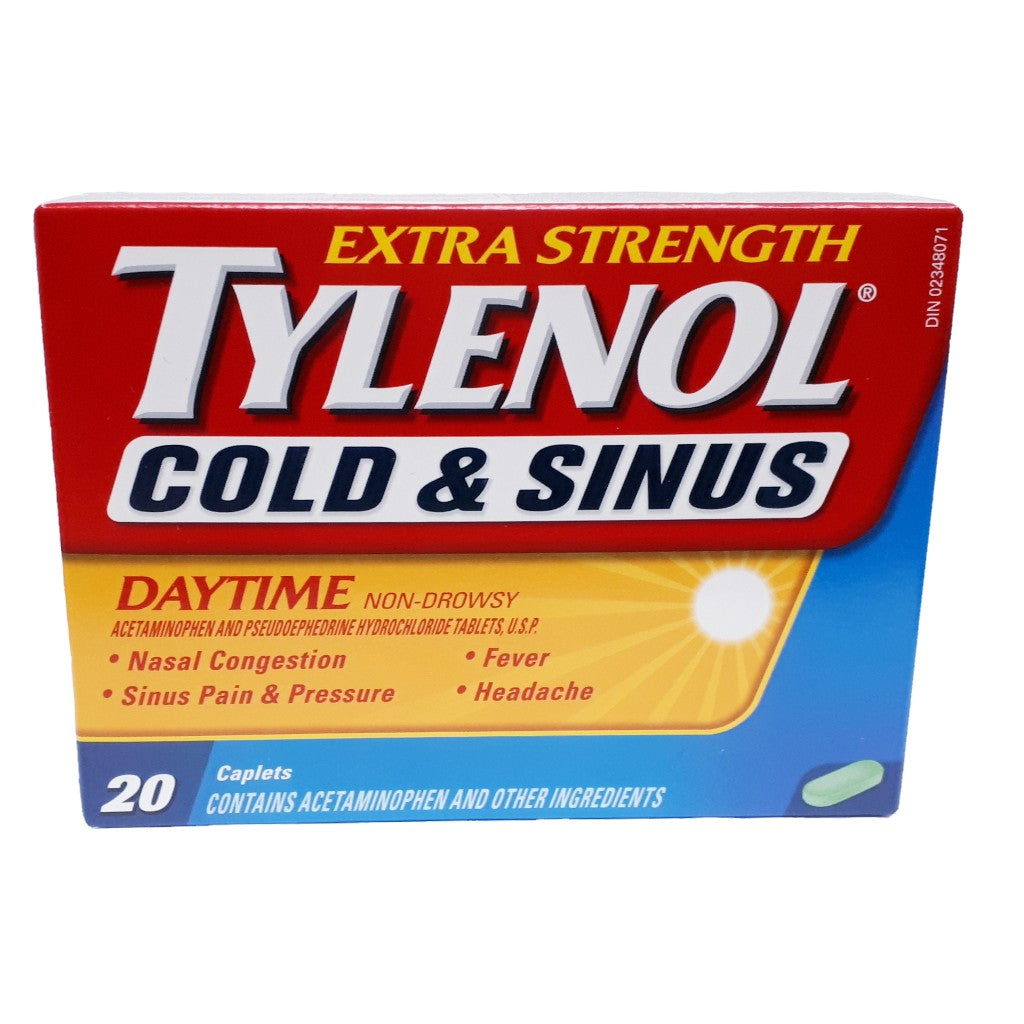 Tylenol Extra Strength Cold & Sinus Daytime 20 Caplets