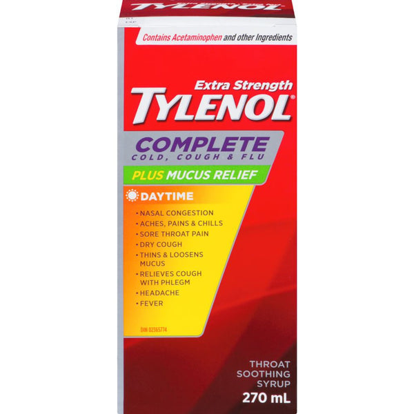 Tylenol Complete Cold, Cough & Flu Plus Mucus Relief Extra Strength