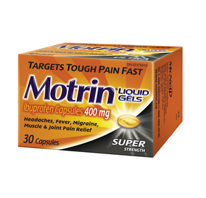 Motrin Super Strength Liquid Gel Capsules