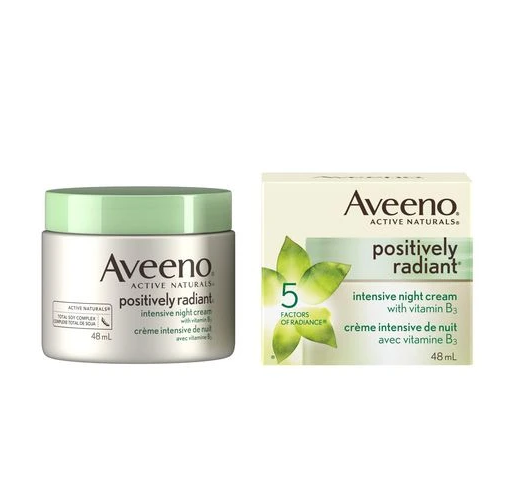 Aveeno Active Naturals Positively Radiant Intensive Night Cream 48mL