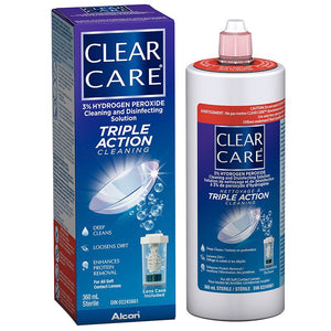 Clear Care Cleaning and Disinfecting Solution Triple Cleaning Action