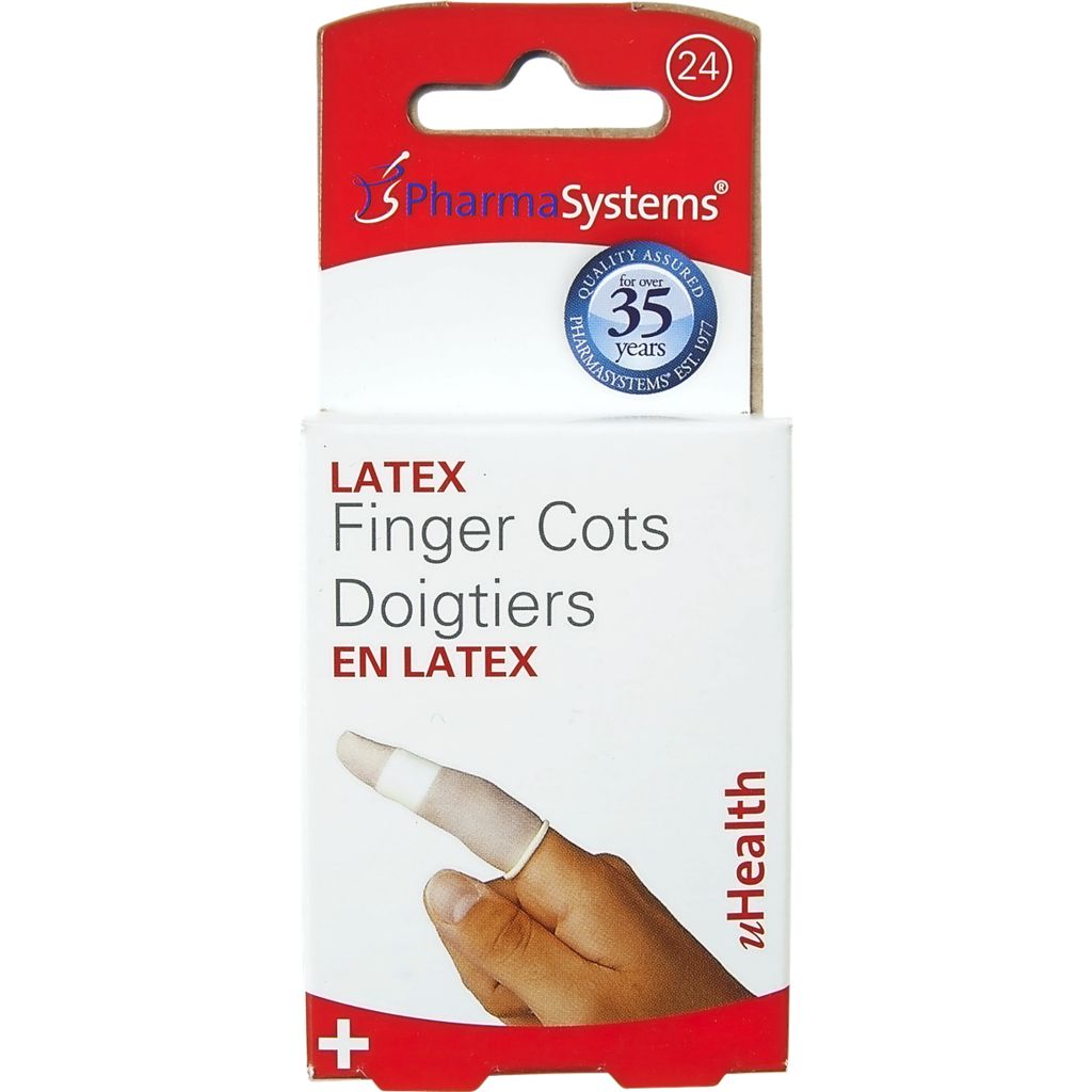 Latex Finger Cots 24