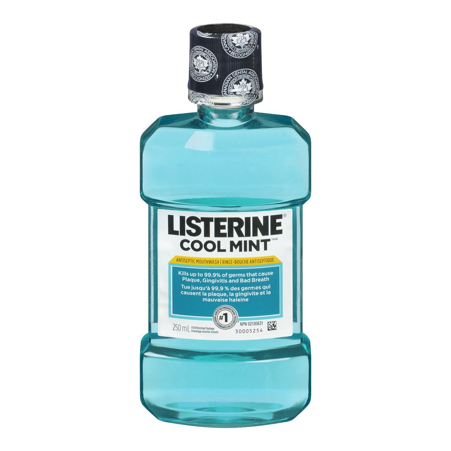 LISTERINE COOL MINT Antiseptic Mouthwash For Plaque Bad Breath