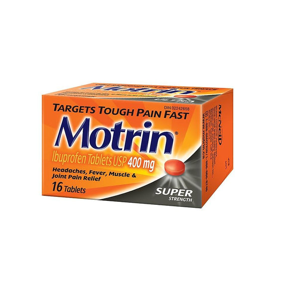 Motrin Super Strength 400mg Tablets