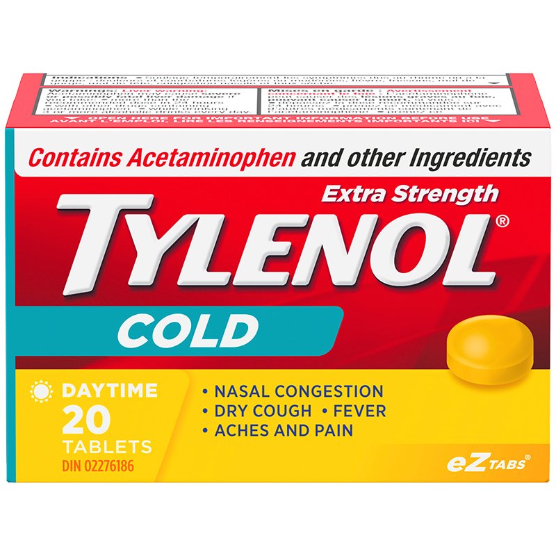 Tylenol Cold Daytime Extra Strength EZTabs