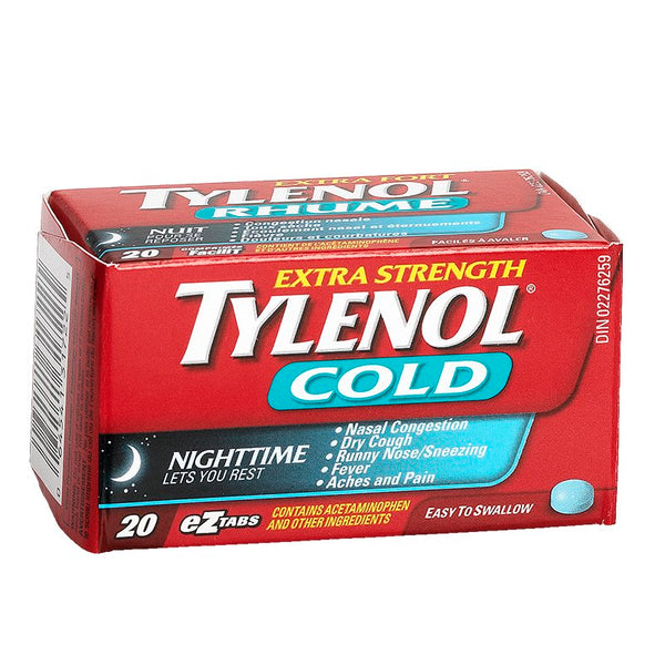 Tylenol Cold Nighttime Extra Strength EZTabs