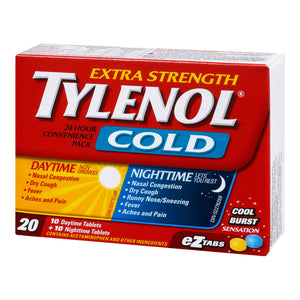 Tylenol Cold 24 Hours Convenience Pack Extra Strength EZTabs