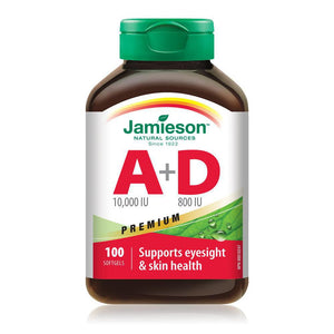 Jamieson Vitamin A+D 100 Softgels