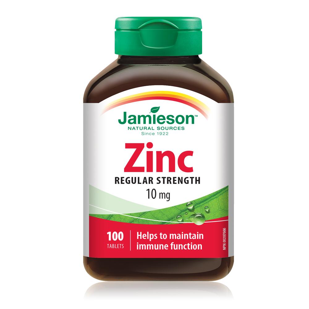 Jamieson Zinc 10mg 100 Tablets