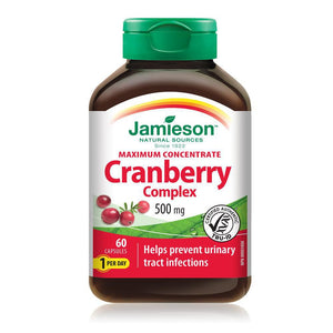 Jamieson Cranberry Complex 500mg 60 Capsules
