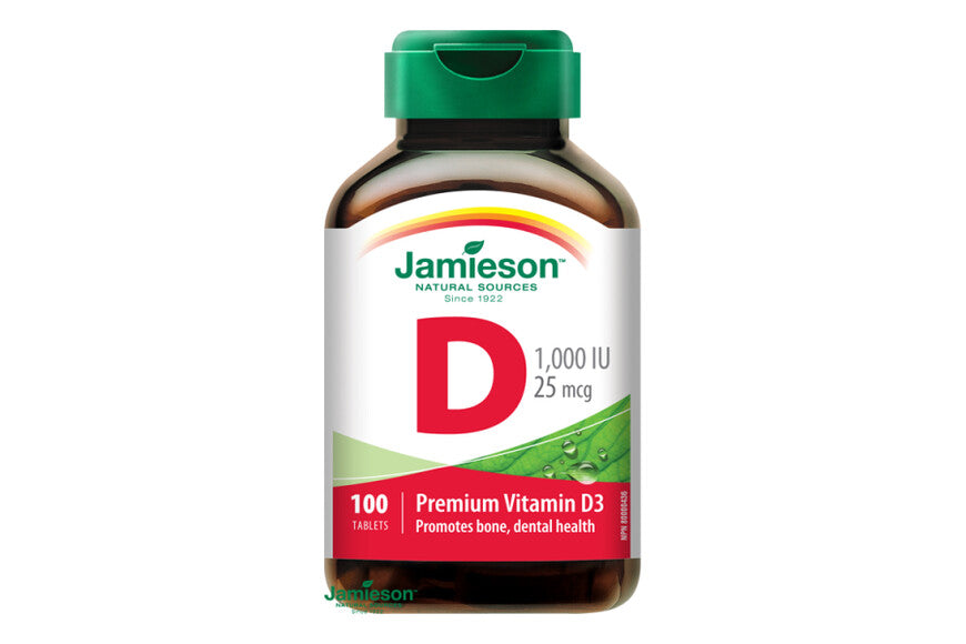 Jamieson Vitamin D 1000IU 100 Tablets
