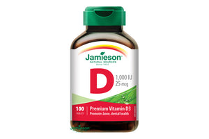 Jamieson Vitamin D 1000IU 100 Tablets
