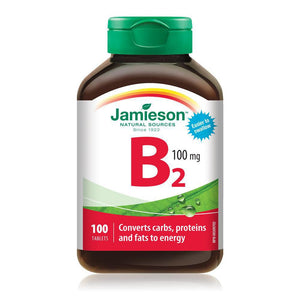 Jamieson Vitamin B2 100 Tablets