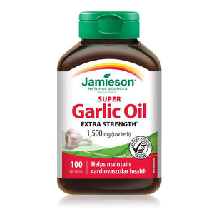 Jamieson Super Garlic Oil 1500mg 100 Softgels