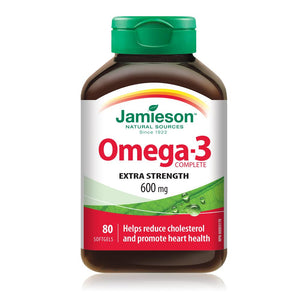 Jamieson Omega-3 600mg 80 Softgels