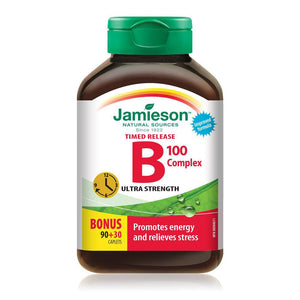 Jamieson Vitamin B100 Complex 90+30 Caplets