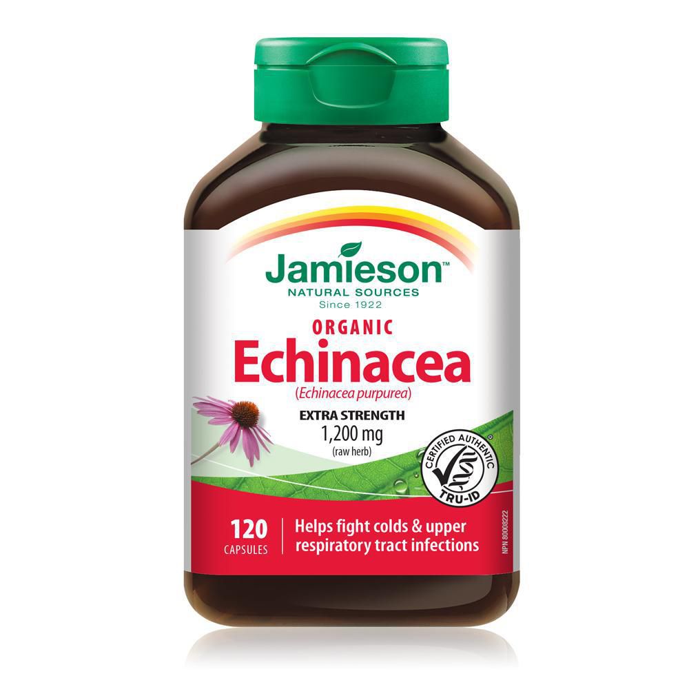 Jamieson Echinacea Extra Strength 1200mg 120 Capsules