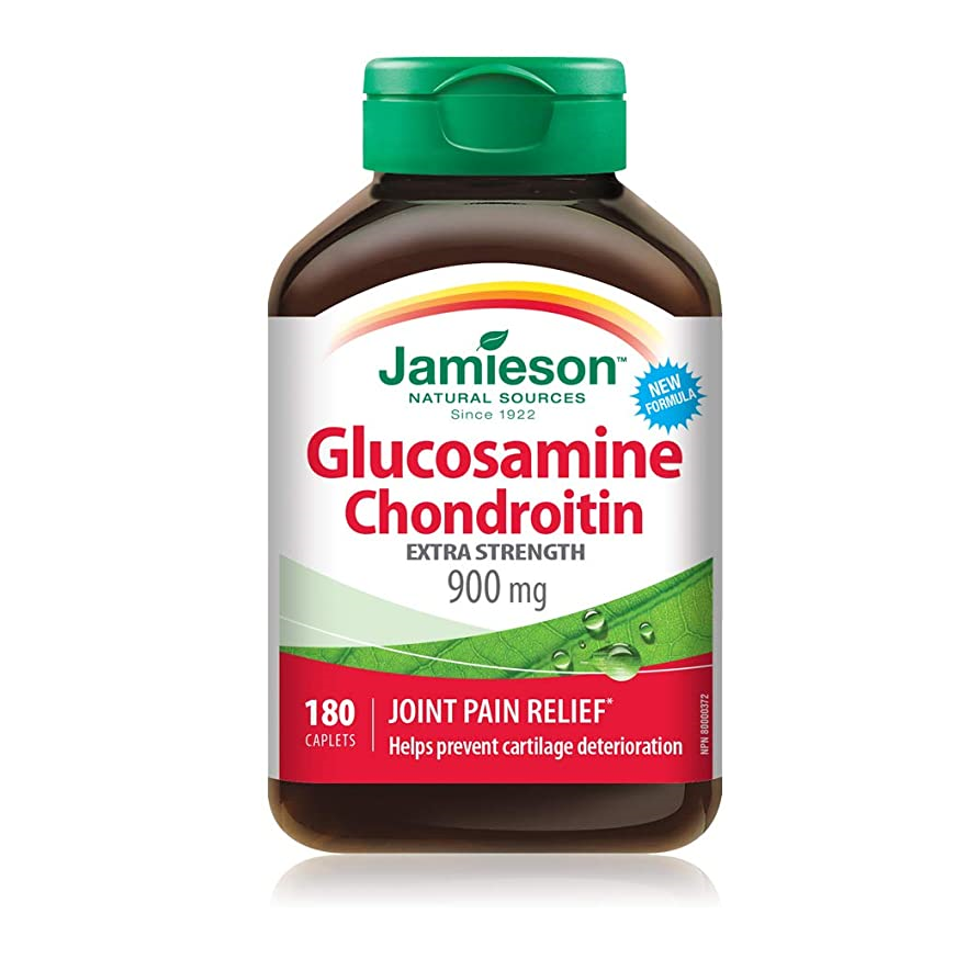 Jamieson Glucosamine Chondroitin 900mg 180 Caplets
