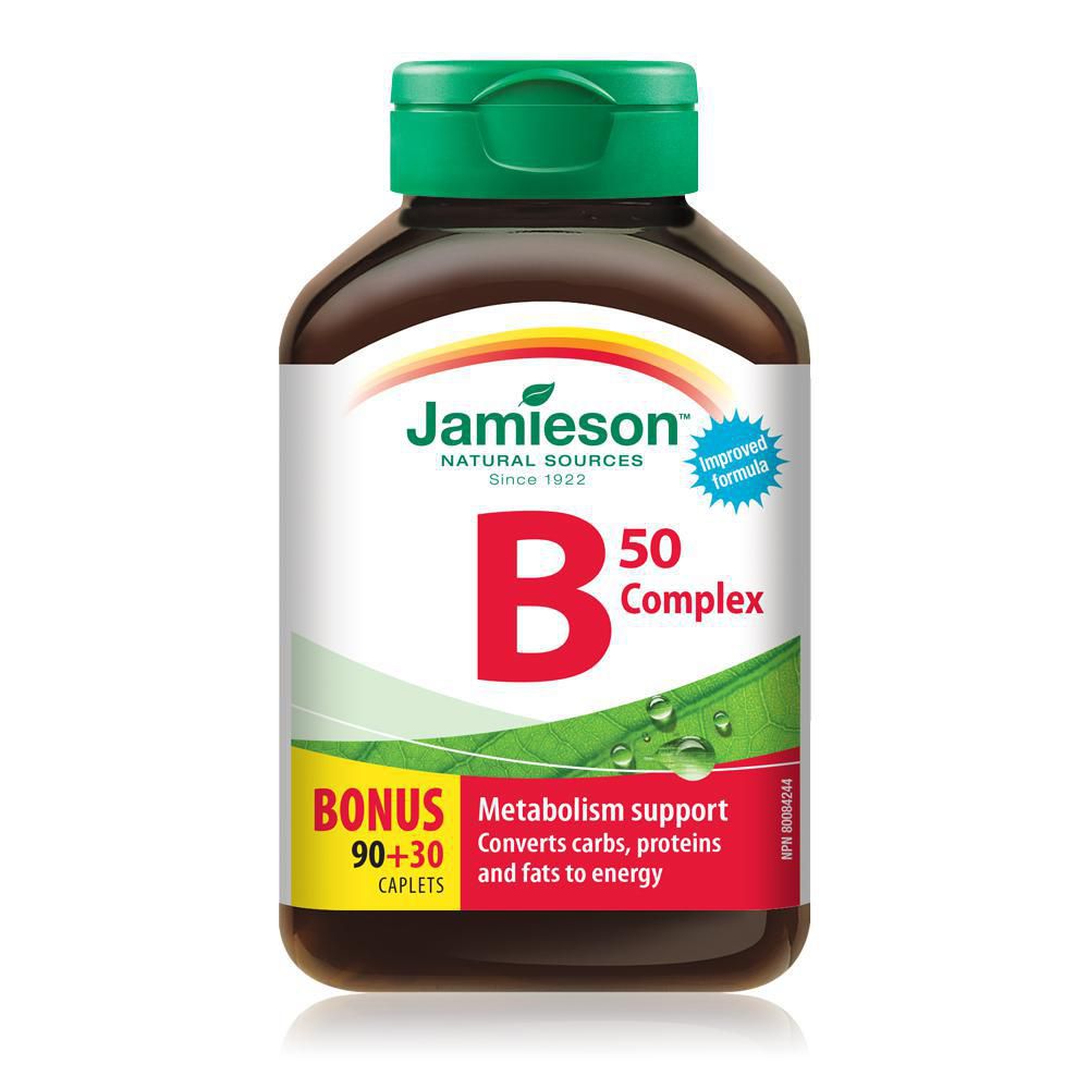 Jamieson Vitamin B50 Complex 90+30 Caplets
