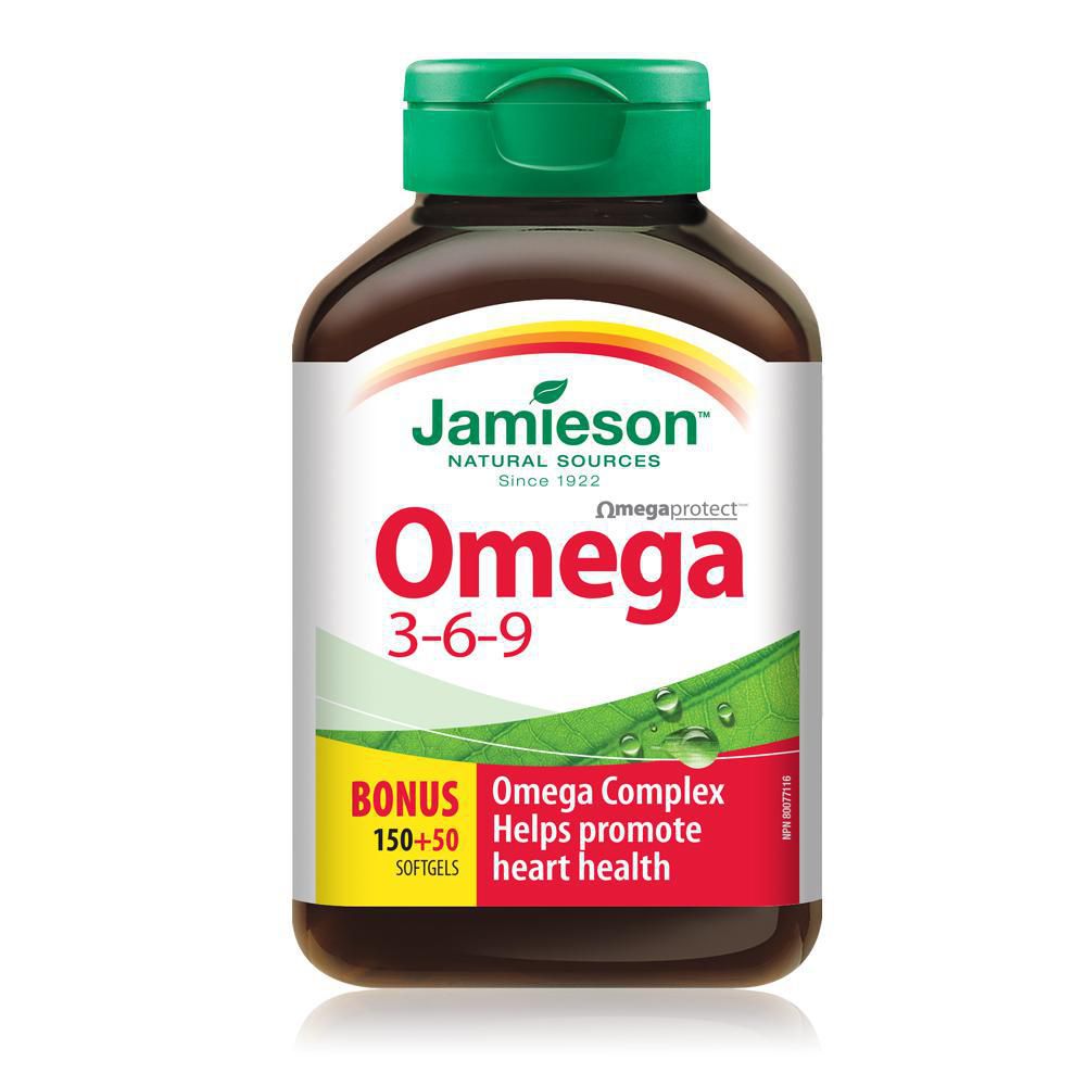 Jamieson Omega 3-6-9 150 + 50 Softgels