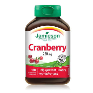 Jamieson Cranberry 250mg 100 Vegetarian Capsules