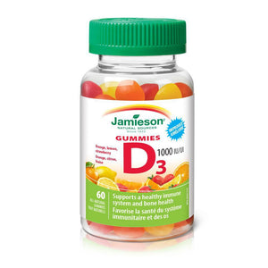 Jamieson Vitamin D 1000IU 60 Gummies