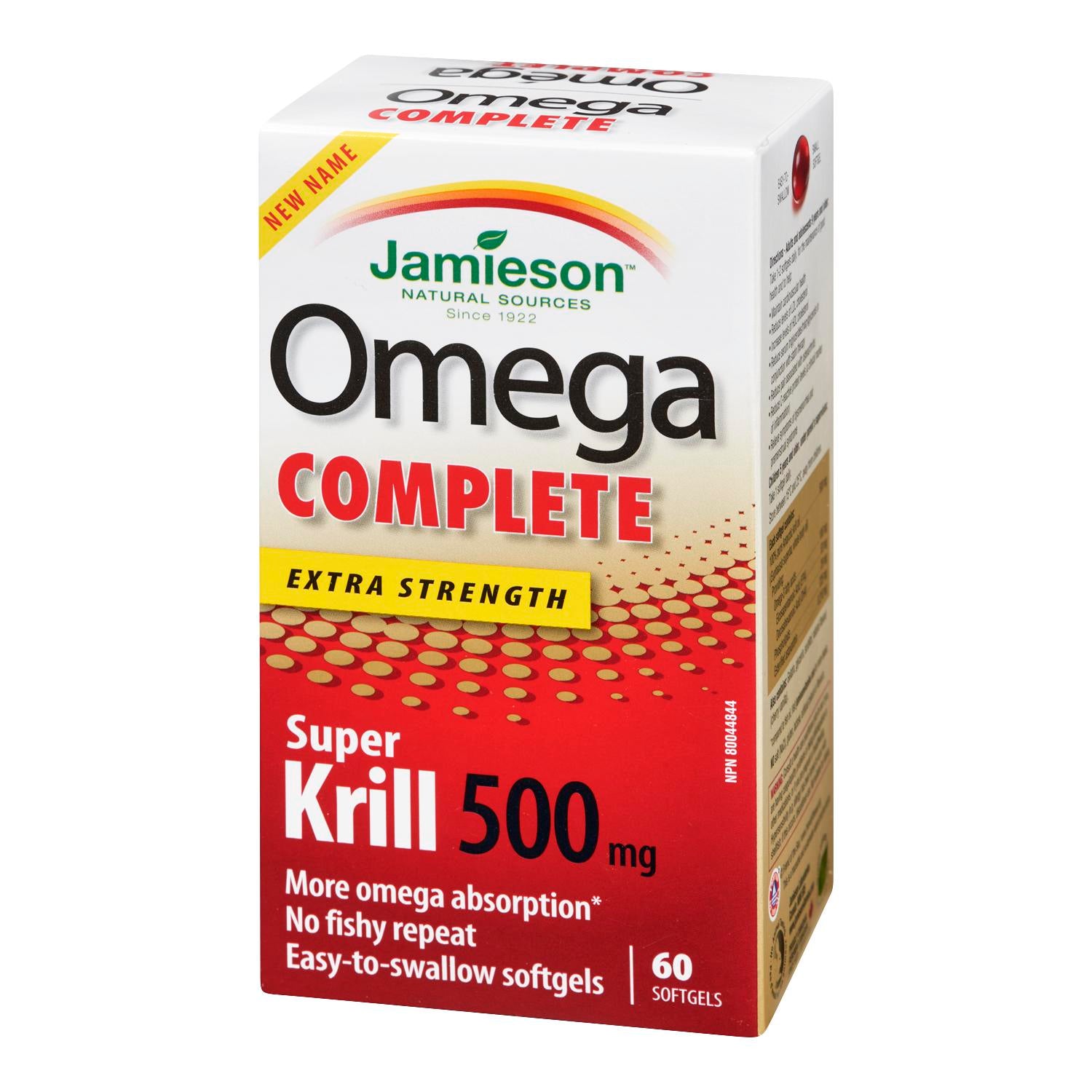 Jamieson Omega Complete Super Krill 500mg 60 Softgels