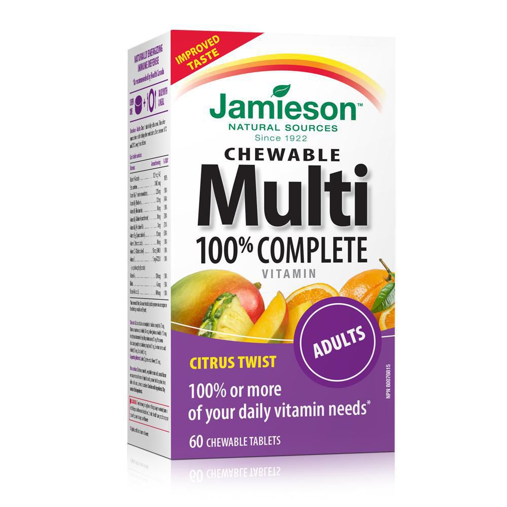 Jamieson Chewable Multi Vitamin 60 Chewable Tablets