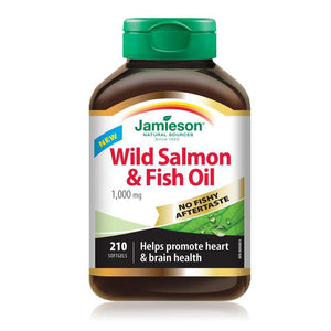 Jamieson Wild Salmon & Fish Oil 210 Softgels