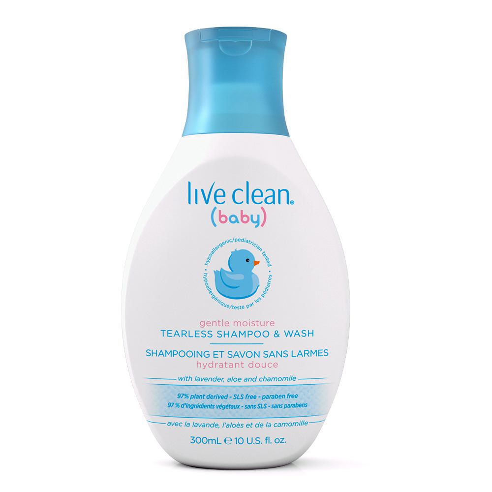 Live Clean Baby Tearless Shampoo & Wash 300ml