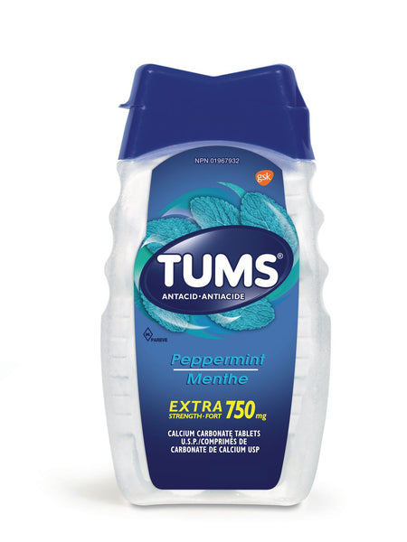 Tums Extra Strength 750mg 100 Tablets