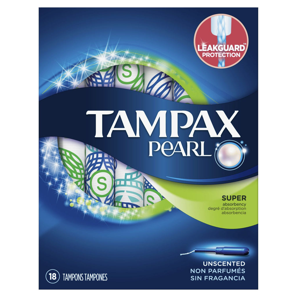Tampax Pearl Unscented Tampons 18 Tampons – Pharmacy For Life