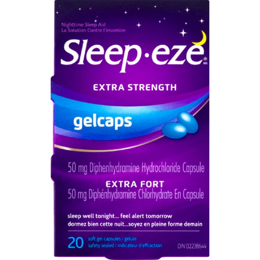 Sleep-eze Extra Strength Gelcaps 20 Soft Gel Capsules
