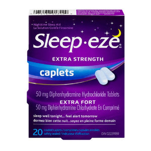 Sleep-eze Extra Strength Caplets 20 Caplets