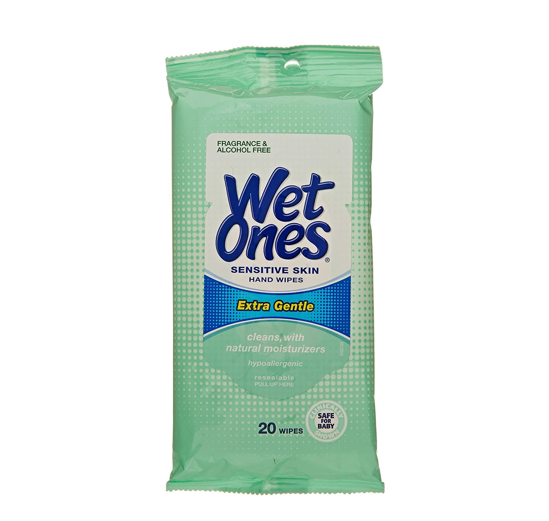 Wet ones sensitive online skin