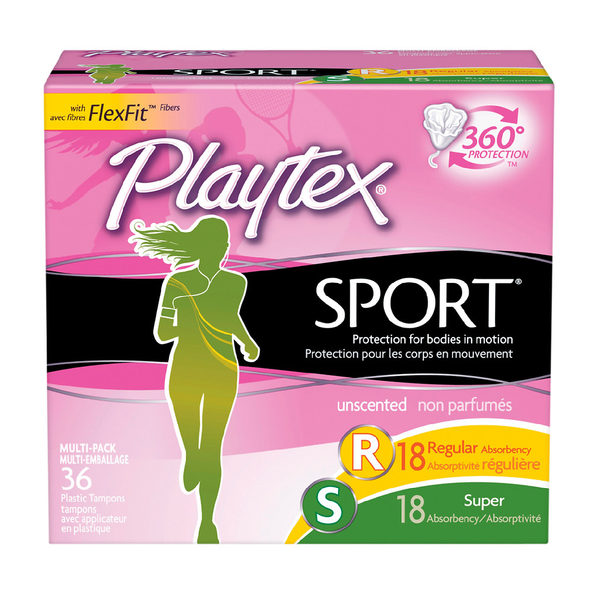 Playtex Sport Unscented Tampons