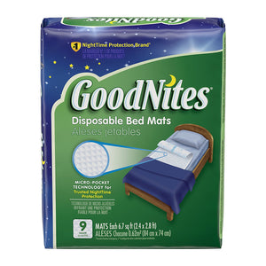 GoodNites Disposable Bed Mats - 9 Mats