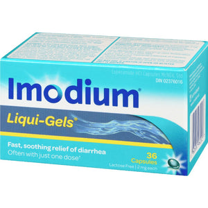 Imodium Liqui-Gels 2mg 36 Capsules
